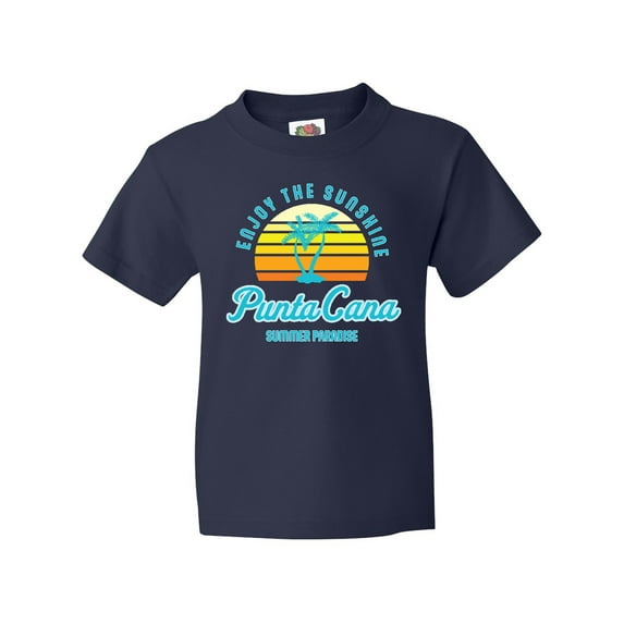 Inktastic Enjoy The Sunshine Punta Cana Summer Paradise Youth T-Shirt