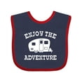 thumbnail image 1 of Inktastic Enjoy the Adventure RV Boys or Girls Baby Bib, 1 of 4