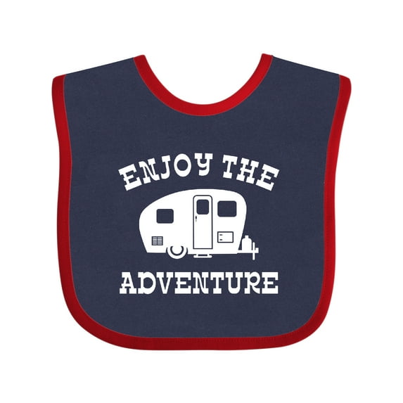 Inktastic Enjoy the Adventure RV Boys or Girls Baby Bib