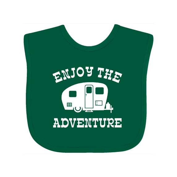 Inktastic Enjoy the Adventure RV Boys or Girls Baby Bib