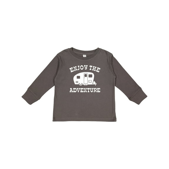 Inktastic Enjoy the Adventure Rv Boys or Girls Long Sleeve Toddler T-Shirt