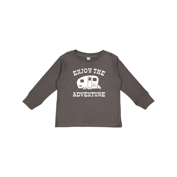 Inktastic Enjoy the Adventure Rv Boys or Girls Long Sleeve Toddler T-Shirt