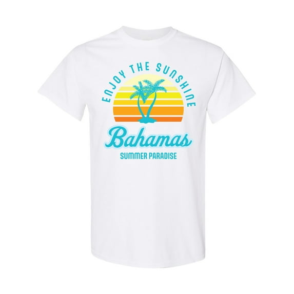 Inktastic Enjoy the Sunshine Bahamas Summer Paradise T-Shirt