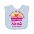 thumbnail image 1 of Inktastic Enjoy the Sunshine Florida Summer Paradise Boys or Girls Baby Bib, 1 of 4