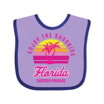 Inktastic Enjoy the Sunshine Florida Summer Paradise Boys or Girls Baby Bib
