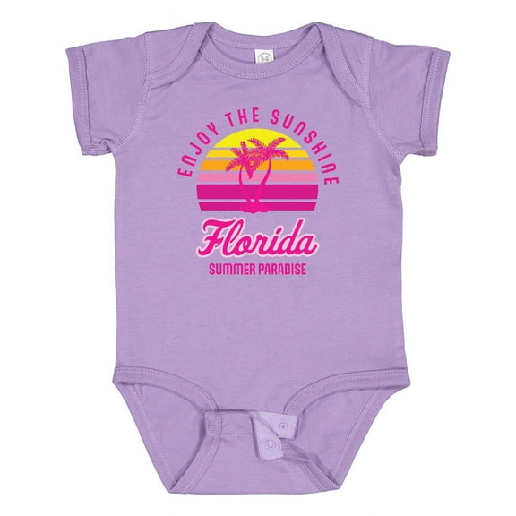 Inktastic Enjoy the Sunshine Florida Summer Paradise Boys or Girls Baby Bodysuit