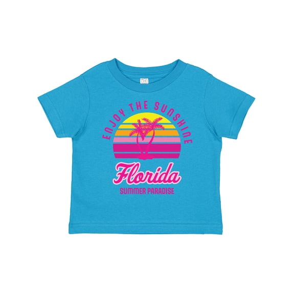 Inktastic Enjoy the Sunshine Florida Summer Paradise Boys or Girls Toddler T-Shirt