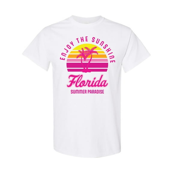 Inktastic Enjoy the Sunshine Florida Summer Paradise T-Shirt