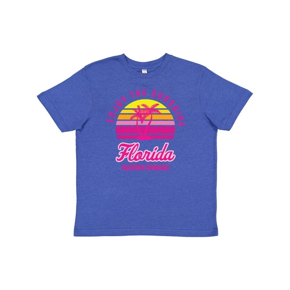 Inktastic Enjoy the Sunshine Florida Summer Paradise Youth T-Shirt