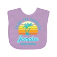 thumbnail image 1 of Inktastic Enjoy the Sunshine Jamaica Summer Paradise Boys or Girls Baby Bib, 1 of 4