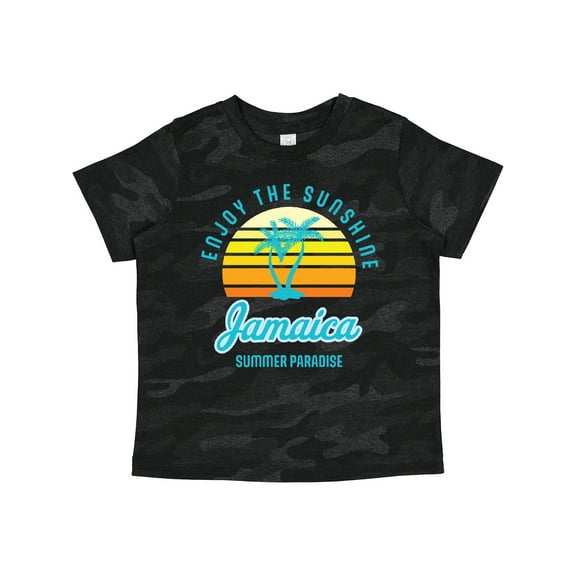 Inktastic Enjoy the Sunshine Jamaica Summer Paradise Boys or Girls Toddler T-Shirt