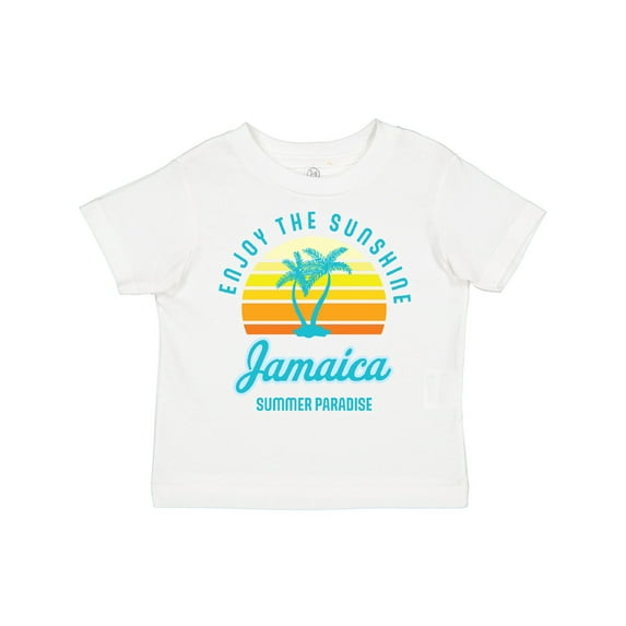 Inktastic Enjoy the Sunshine Jamaica Summer Paradise Boys or Girls Toddler T-Shirt