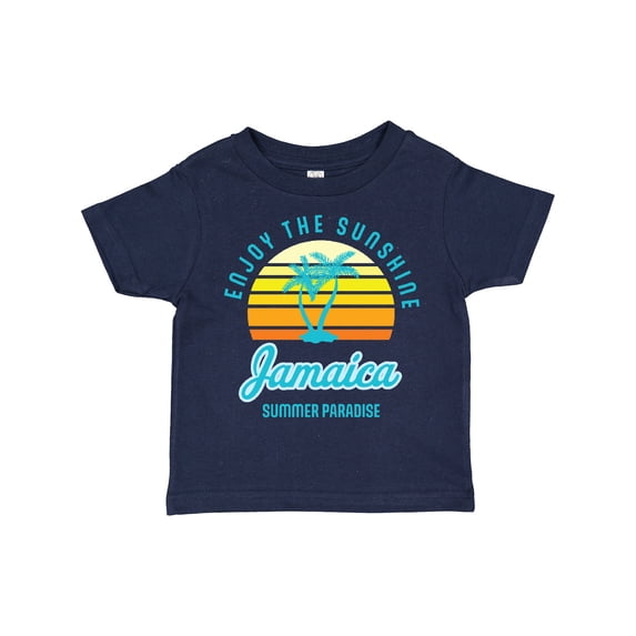 Inktastic Enjoy the Sunshine Jamaica Summer Paradise Boys or Girls Toddler T-Shirt