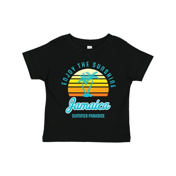 Inktastic Enjoy the Sunshine Jamaica Summer Paradise Boys or Girls Toddler T-Shirt