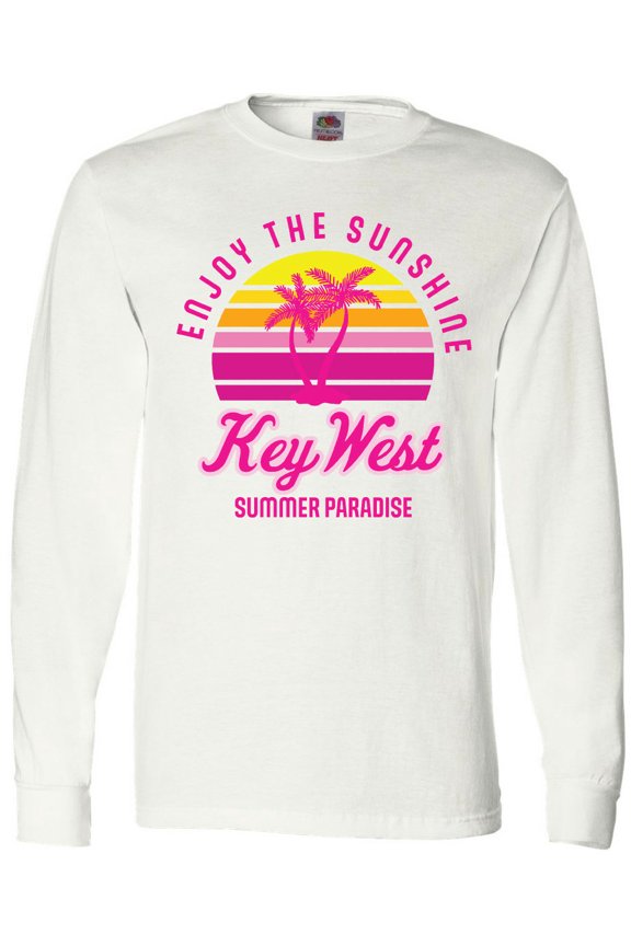 Enjoy the Sunshine Key West Summer Paradise Long Sleeve T-Shirt