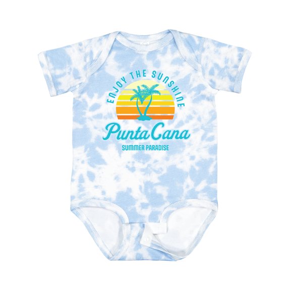 Inktastic Enjoy the Sunshine Punta Cana Summer Paradise Boys or Girls Baby Bodysuit