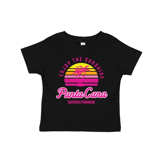 Inktastic Enjoy the Sunshine Punta Cana Summer Paradise Boys or Girls Toddler T-Shirt