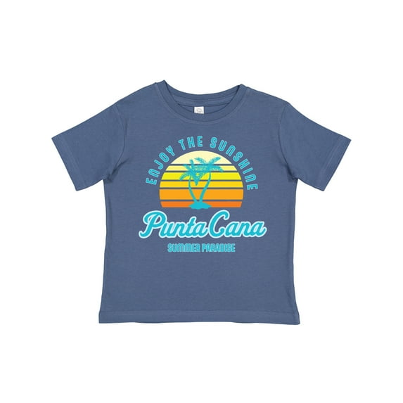 Inktastic Enjoy the Sunshine Punta Cana Summer Paradise Boys or Girls Toddler T-Shirt