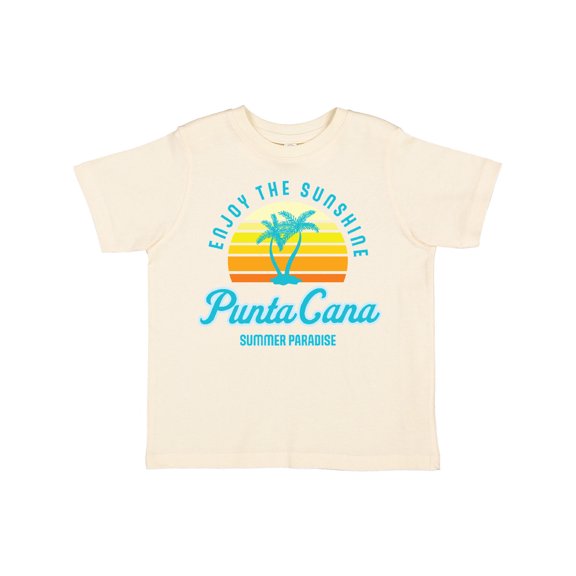 Inktastic Enjoy the Sunshine Punta Cana Summer Paradise Boys or Girls Toddler T-Shirt