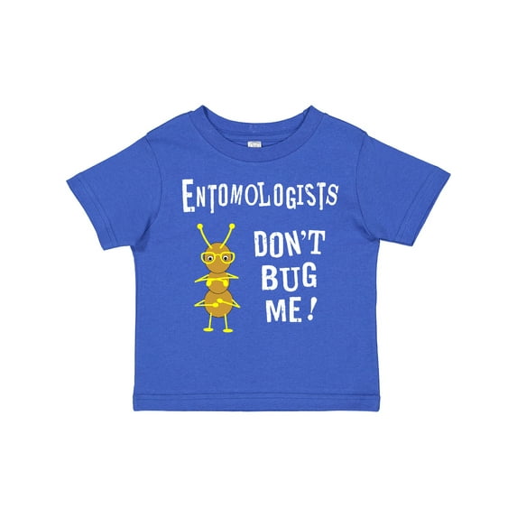 Inktastic Entomologists Bug White Text Boys or Girls Toddler T-Shirt