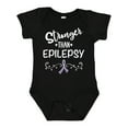 thumbnail image 1 of Inktastic Epilepsy Awareness Month Ribbon Girls Baby Bodysuit, 1 of 5