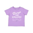 thumbnail image 1 of Inktastic Epilepsy Awareness Month Ribbon Girls Toddler T-Shirt, 1 of 5