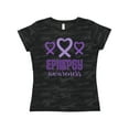 thumbnail image 1 of Inktastic Epilepsy Awareness Month Ribbon Women's T-Shirt, 1 of 5