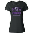 thumbnail image 1 of Inktastic Epilepsy Awareness Month Ribbon Women's T-Shirt, 1 of 5