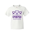 thumbnail image 1 of Inktastic Epilepsy Awareness Month Ribbon Youth T-Shirt, 1 of 5