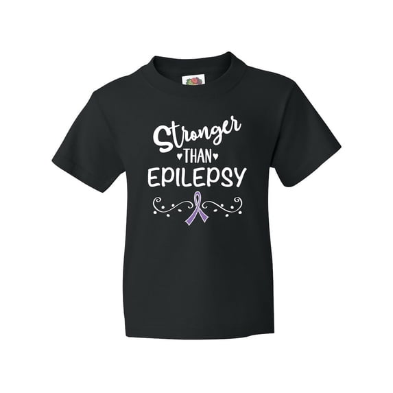Inktastic Epilepsy Awareness Month Ribbon Youth T-Shirt