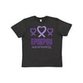 thumbnail image 1 of Inktastic Epilepsy Awareness Month Ribbon Youth T-Shirt, 1 of 5