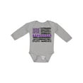 thumbnail image 1 of Inktastic Epilepsy Awareness Purple Ribbons and Flag Boys or Girls Long Sleeve Baby Bodysuit, 1 of 5