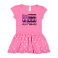 thumbnail image 1 of Inktastic Epilepsy Awareness Purple Ribbons and Flag Girls Toddler Dress, 1 of 4
