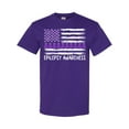 thumbnail image 1 of Inktastic Epilepsy Awareness Purple Ribbons and Flag T-Shirt, 1 of 5