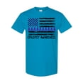 thumbnail image 1 of Inktastic Epilepsy Awareness Purple Ribbons and Flag T-Shirt, 1 of 5