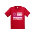 thumbnail image 1 of Inktastic Epilepsy Awareness Purple Ribbons and Flag Youth T-Shirt, 1 of 5