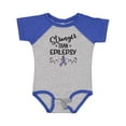 thumbnail image 1 of Inktastic Epilepsy Awareness Ribbon Support Walk Girls Baby Bodysuit, 1 of 5