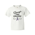 thumbnail image 1 of Inktastic Epilepsy Awareness Ribbon Support Walk Youth T-Shirt, 1 of 5