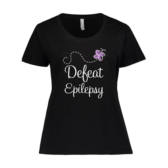 Inktastic Epilepsy Awareness Support Month Women's Plus Size T-Shirt