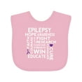 thumbnail image 1 of Inktastic Epilepsy Awareness Walk Shirt Boys or Girls Baby Bib, 1 of 4