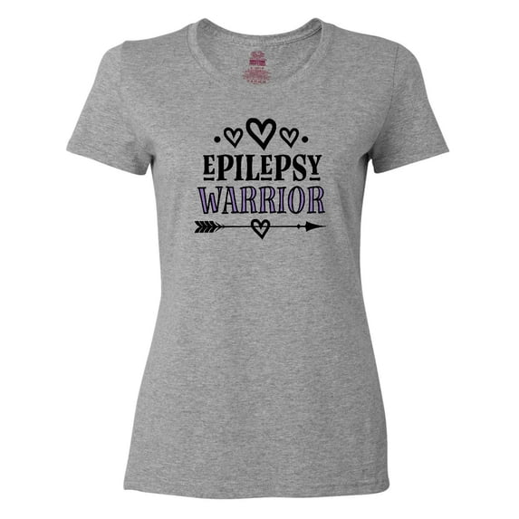 Inktastic Epilepsy Warrior Awareness Support Women's T-Shirt