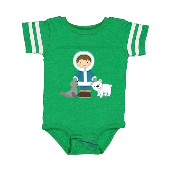 Inktastic Eskimo Boy Cute Alaska Boys Baby Bodysuit
