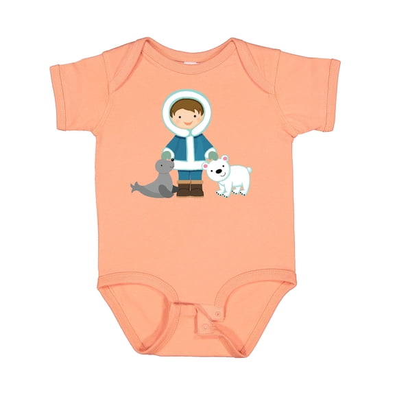 Inktastic Eskimo Boy Cute Alaska Boys Baby Bodysuit