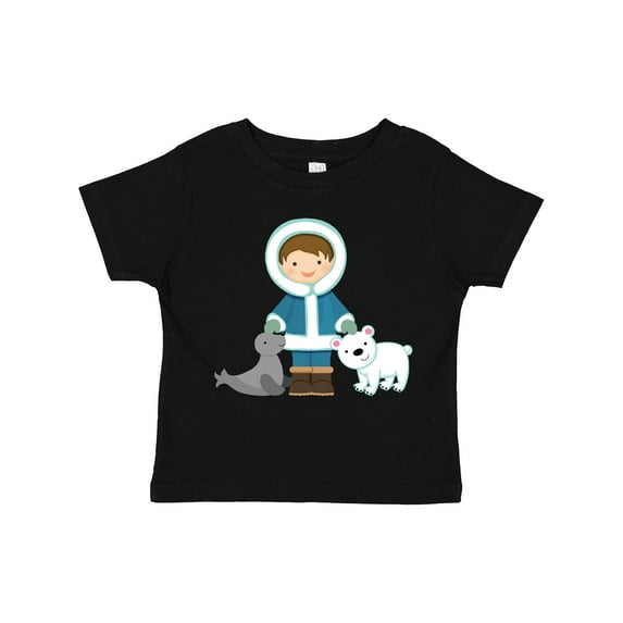Inktastic Eskimo Boy Cute Alaska Boys Toddler T-Shirt