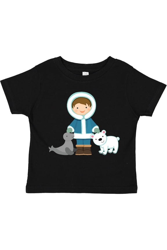 Eskimo Boy Cute Alaska Boys Toddler T-Shirt