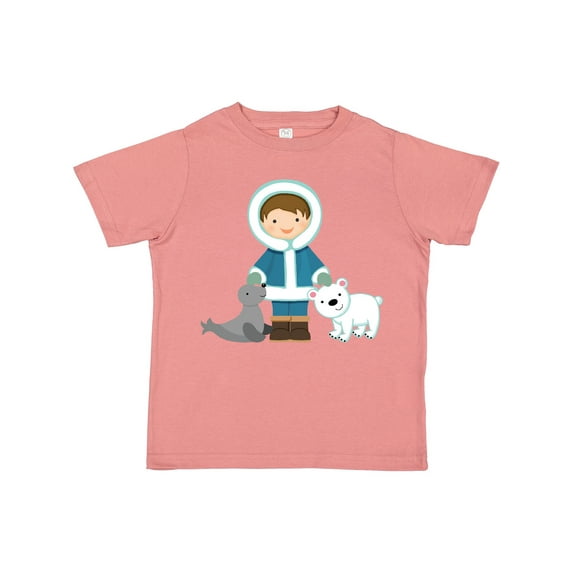 Inktastic Eskimo Boy Cute Alaska Boys Toddler T-Shirt