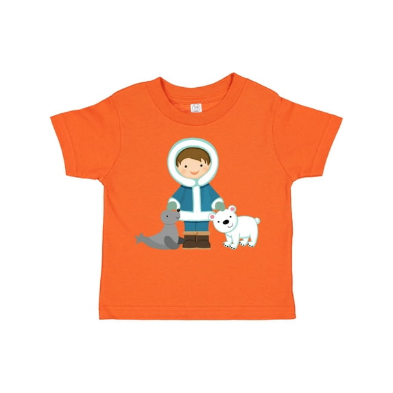 Inktastic Eskimo Boy Cute Alaska Boys Toddler T-Shirt
