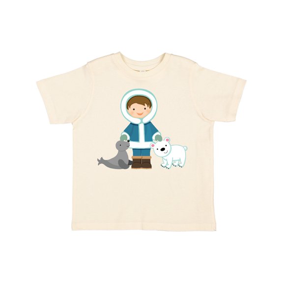 Inktastic Eskimo Boy Cute Alaska Boys Toddler T-Shirt