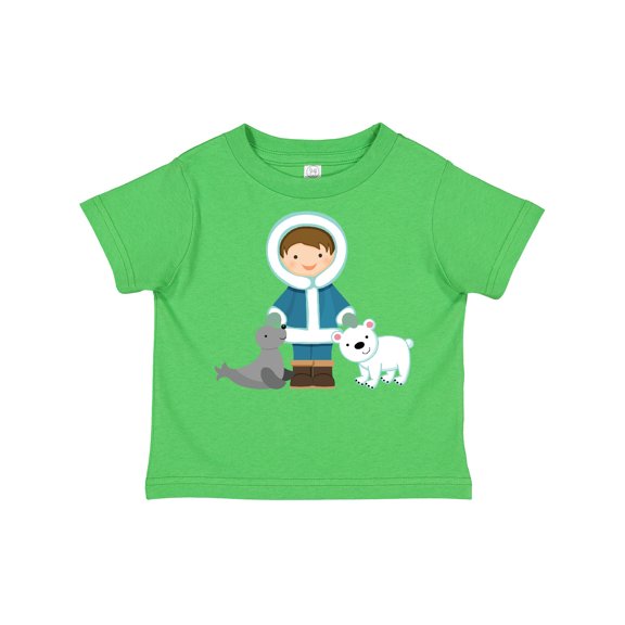 Inktastic Eskimo Boy Cute Alaska Boys Toddler T-Shirt