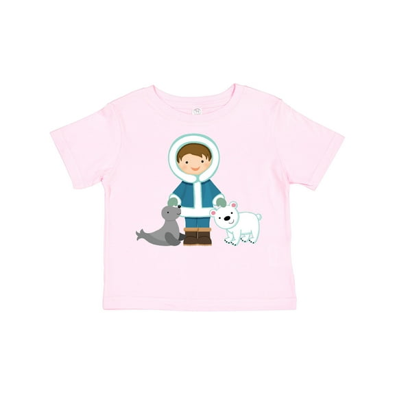 Inktastic Eskimo Boy Cute Alaska Boys Toddler T-Shirt